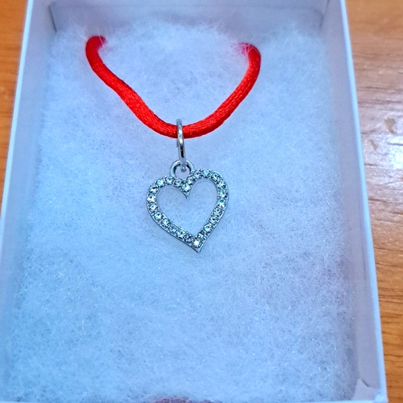 Jewelry - Clear Crystal Heart Necklace